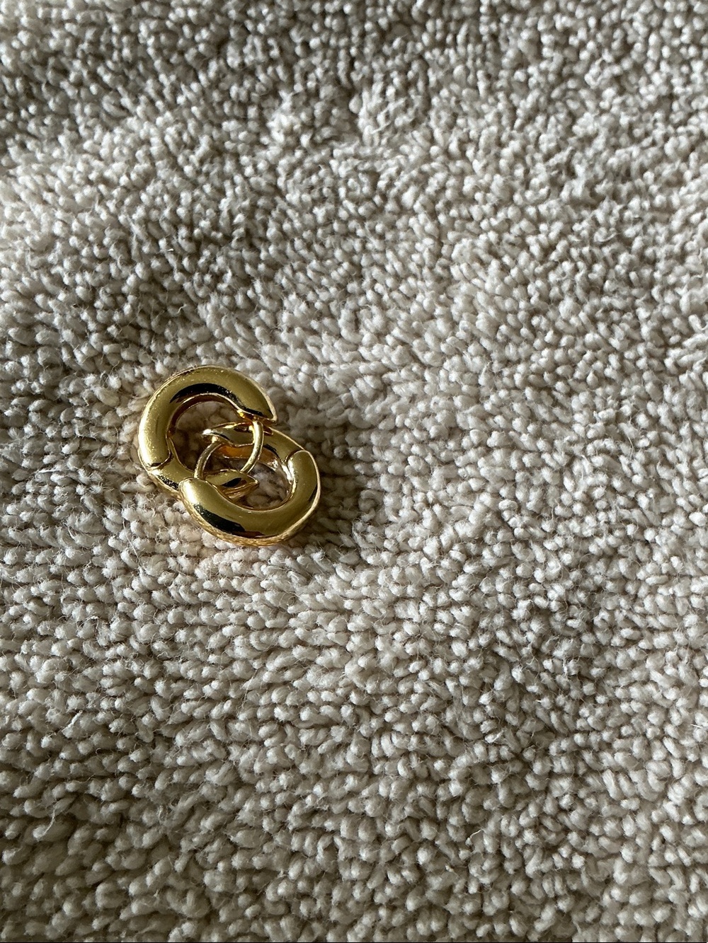 Pilgrim chunky gold hoops